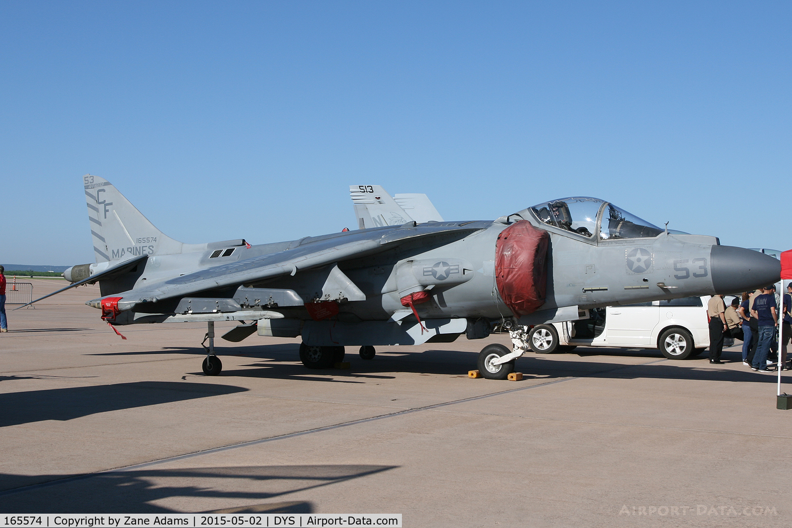 165574, McDonnell Douglas AV-8B Harrier II C/N 311, At the 2015 Big Country Airshow - Dyess AFB, Texas