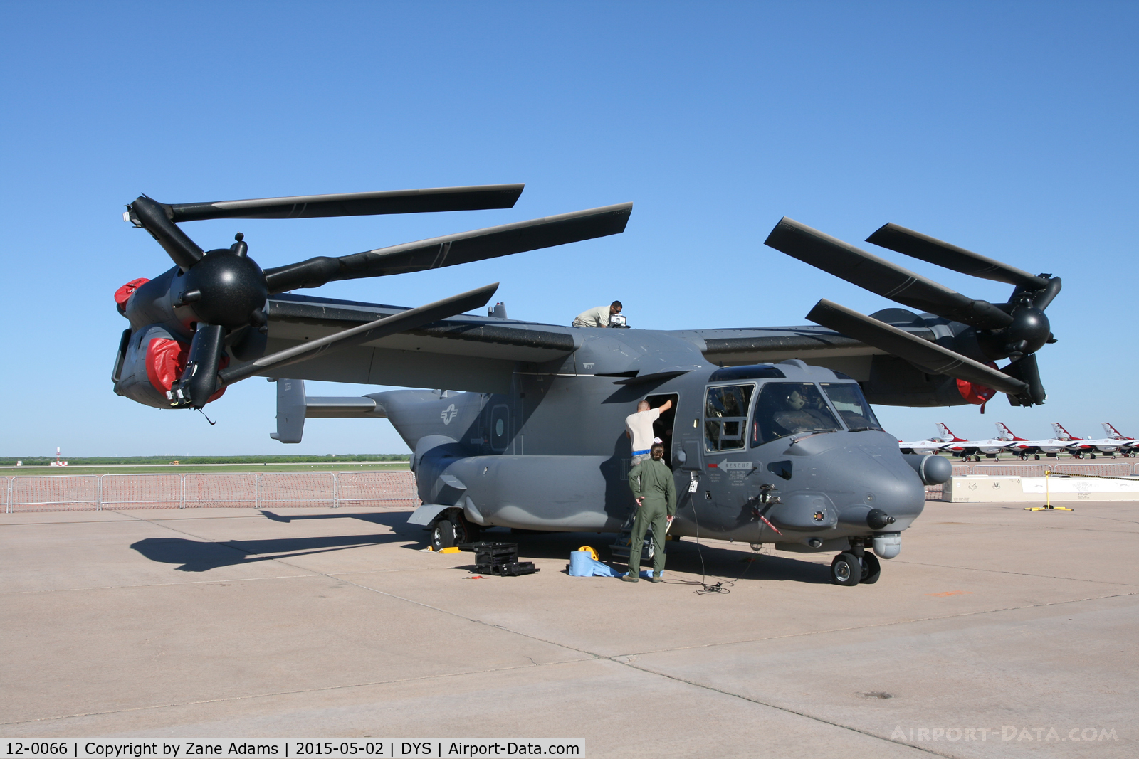12-0066, 2012 Bell CV-22 C/N D1047, At the 2015 Big Country Airshow - Dyess AFB, Texas