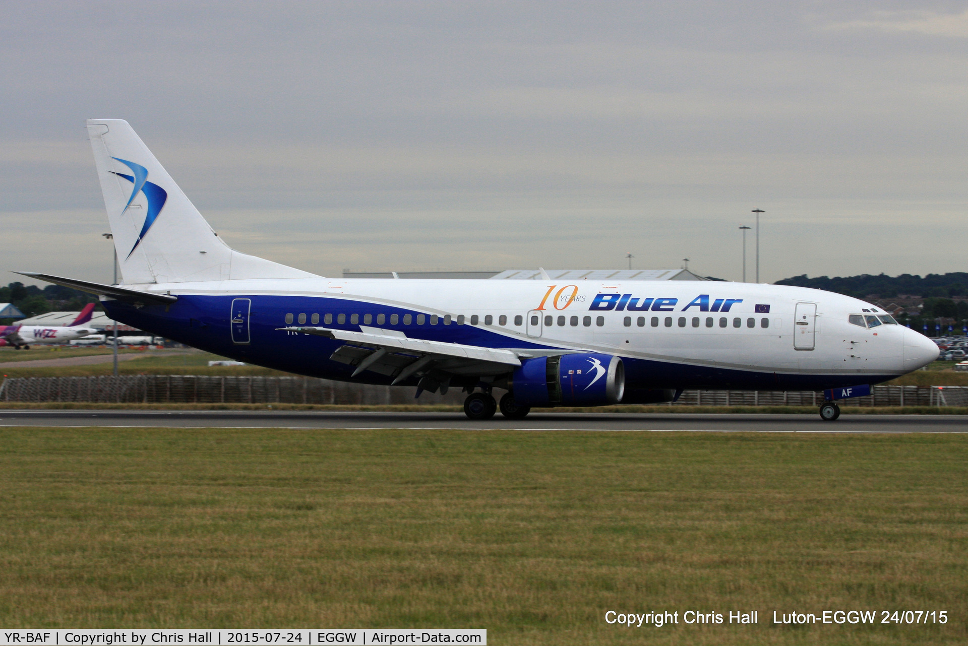 YR-BAF, 1989 Boeing 737-322 C/N 24453, BlueAir