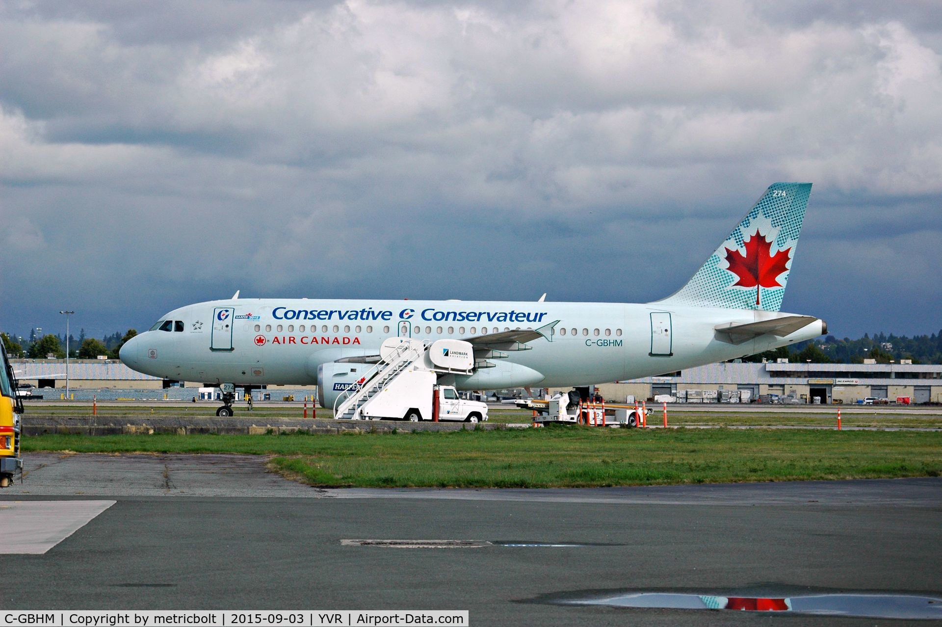 C-GBHM, 1997 Airbus A319-114 C/N 769, Stephen Harper's campaign airplane