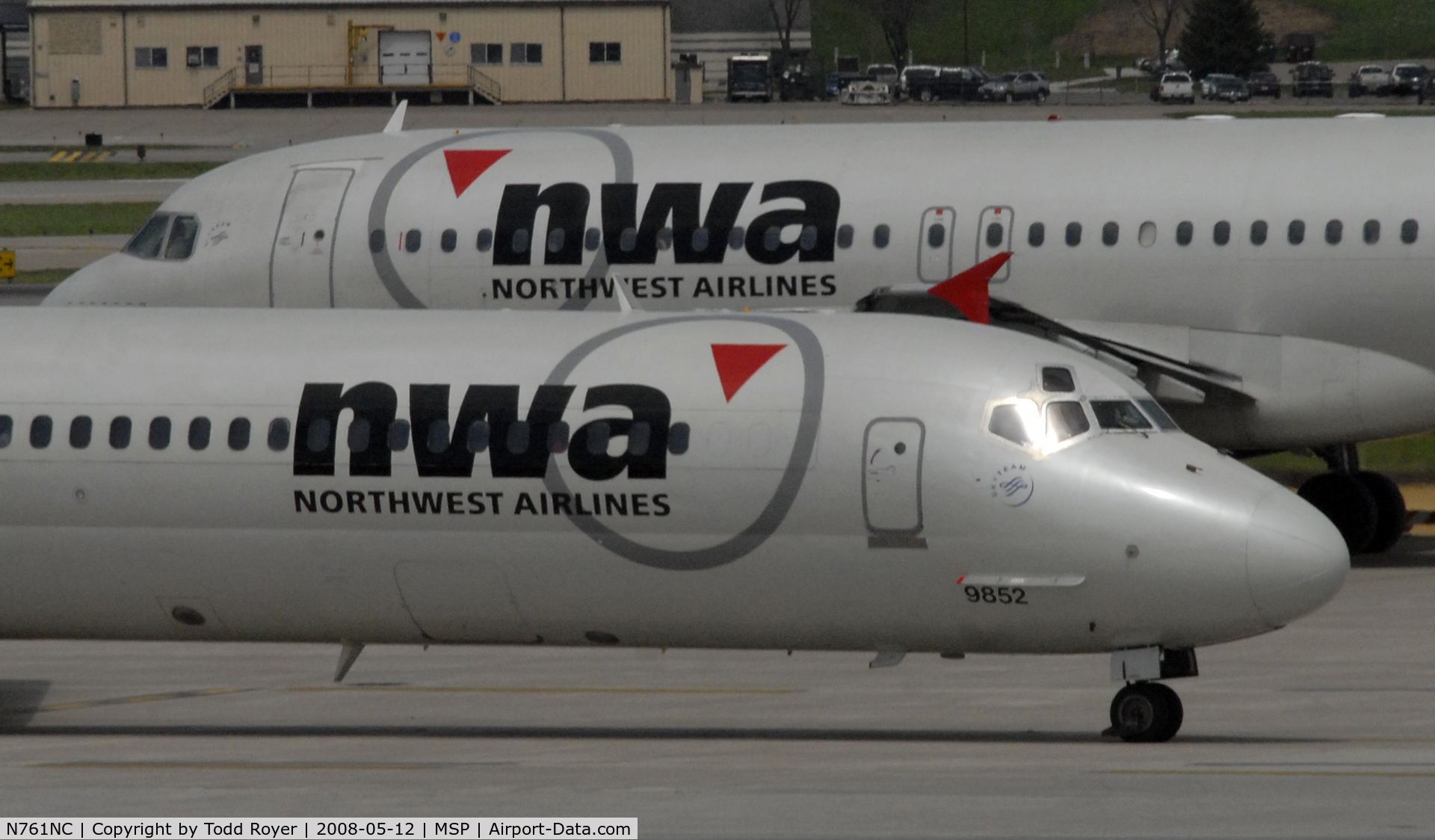 N761NC, 1976 McDonnell Douglas DC-9-51 C/N 47709, Minneapolis Airport