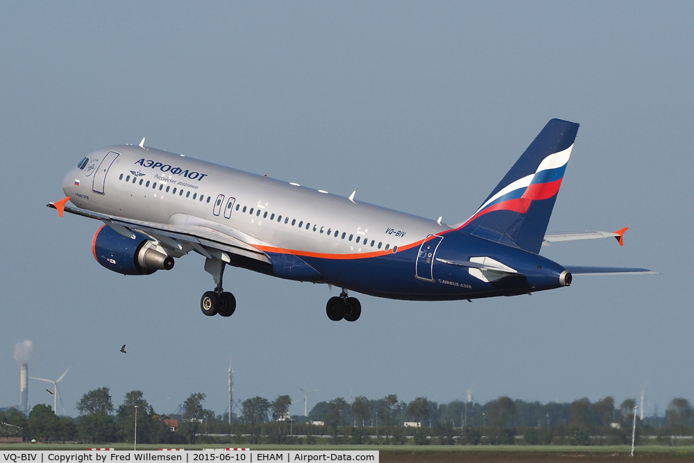 VQ-BIV, 2011 Airbus A320-214 C/N 4649, Aeroflot