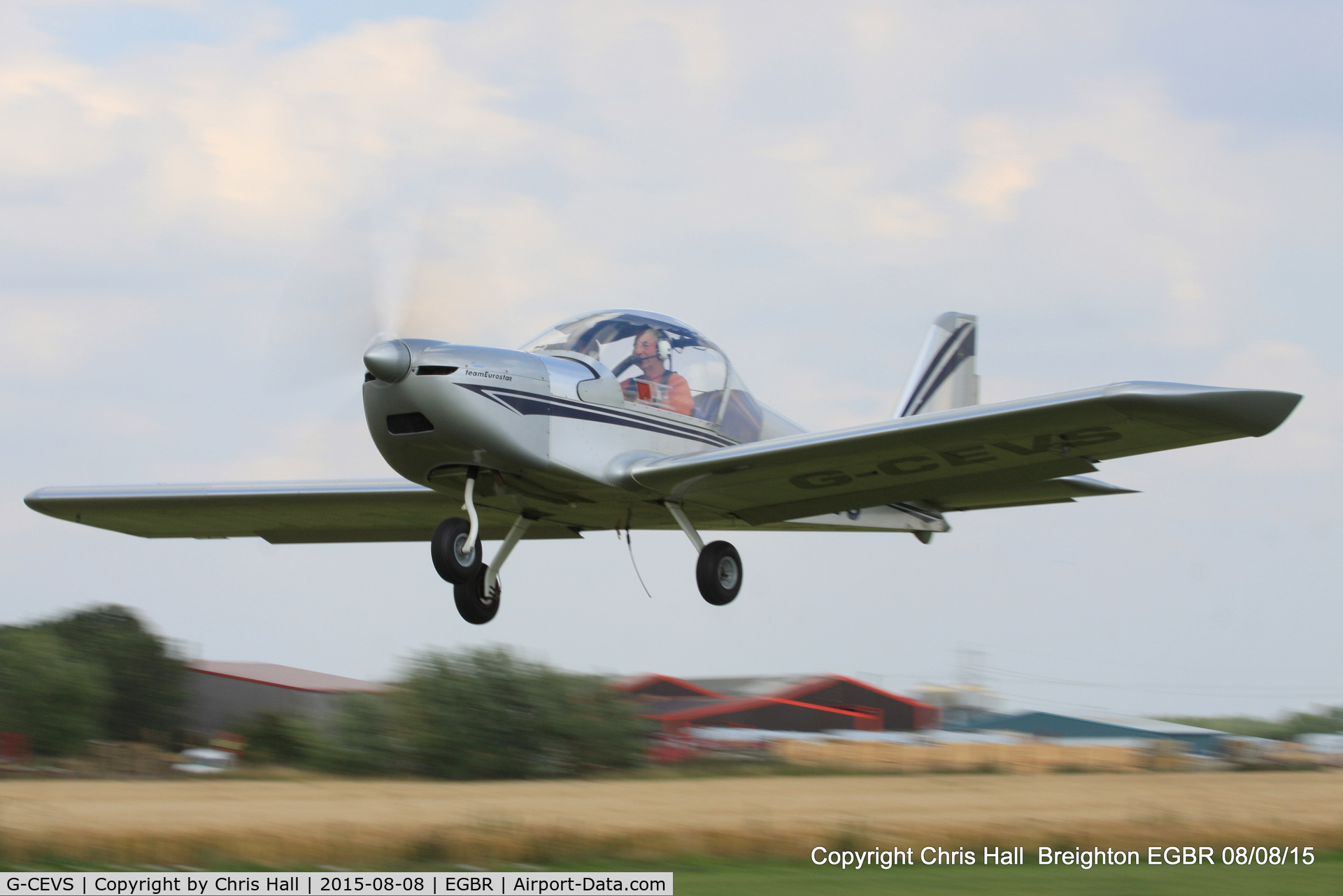 G-CEVS, 2007 Cosmik EV-97 TeamEurostar UK C/N 3102, at Breighton