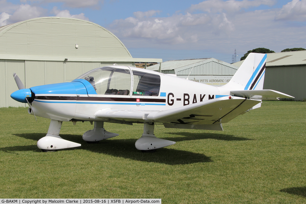 G-BAKM, 1972 Robin DR-400-140 Major C/N 755, Robin DR-400-140 Major, Fishburn Airfield, August 16th 2015.