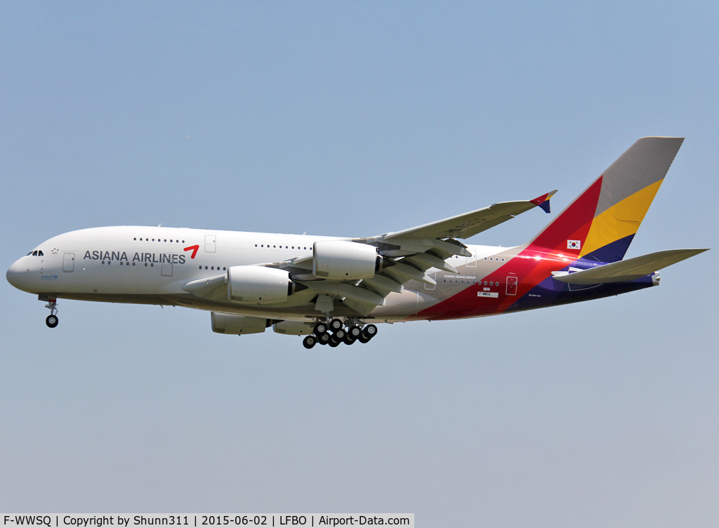 F-WWSQ, 2015 Airbus A380-841 C/N 0183, C/n 0183 - To be HL7635