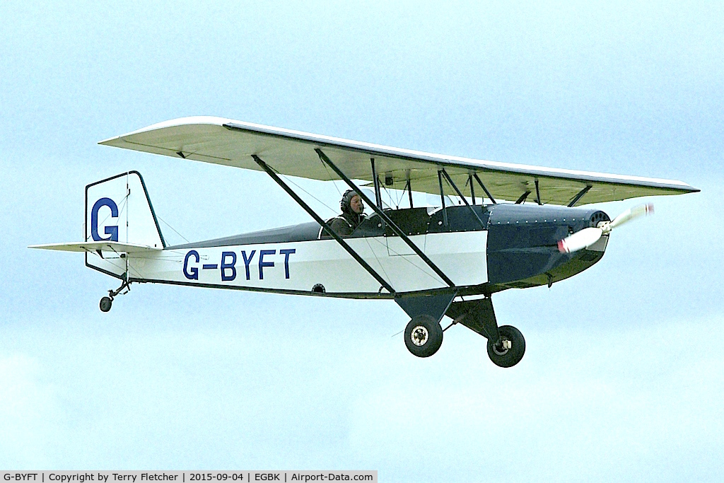 G-BYFT, 2003 Pietenpol Air Camper C/N PFA 047-13057, At 2015 LAA Rally