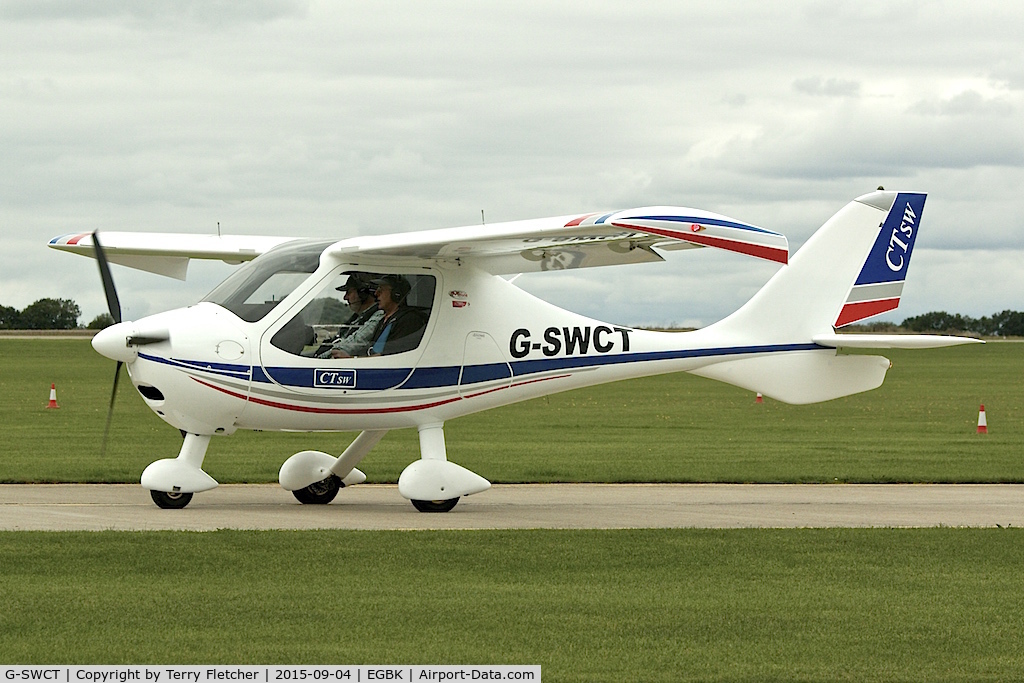 G-SWCT, 2008 Flight Design CTSW C/N 07.11.05, At 2015 LAA Rally at Sywell