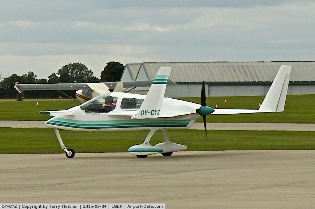 OY-CYZ, 1991 Opus Aircraft 3 C/N 0188-001, At 2015 LAA Rally at Sywell