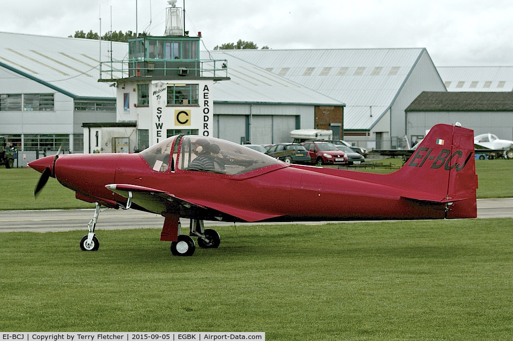 EI-BCJ, 1959 Aeromere F-8L Falco III C/N 204, At 2015 LAA National Rally at Sywell