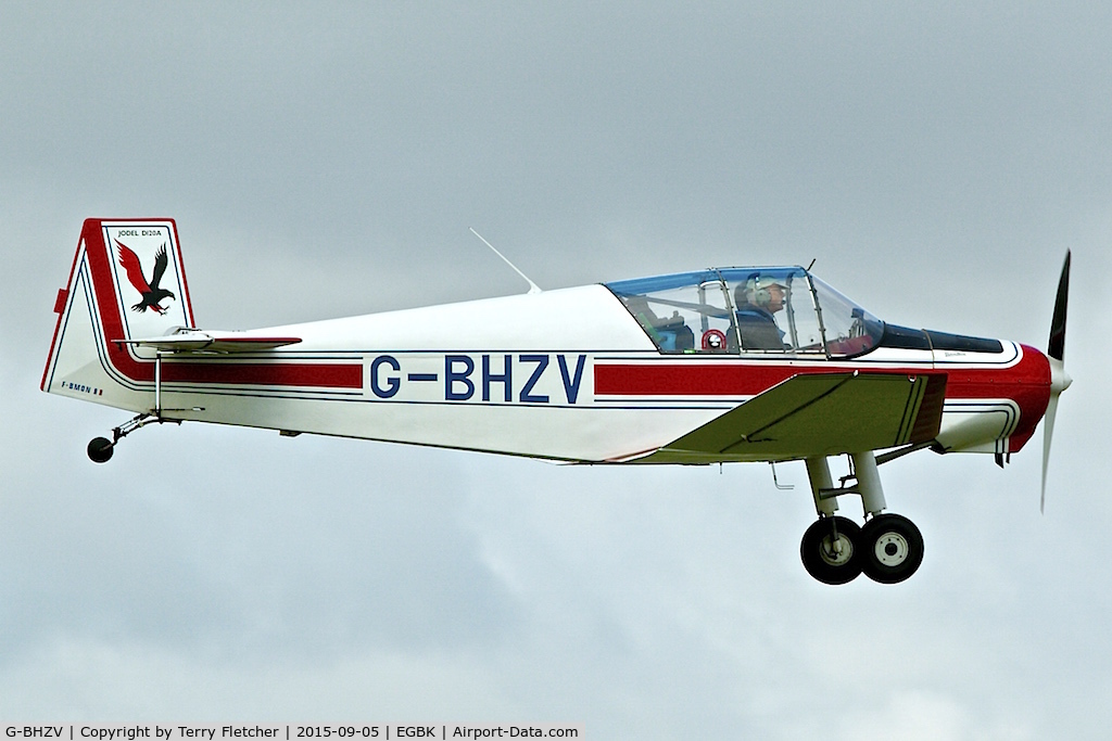 G-BHZV, 1965 Jodel D-120A C/N 278, At 2015 LAA Rally at Sywell