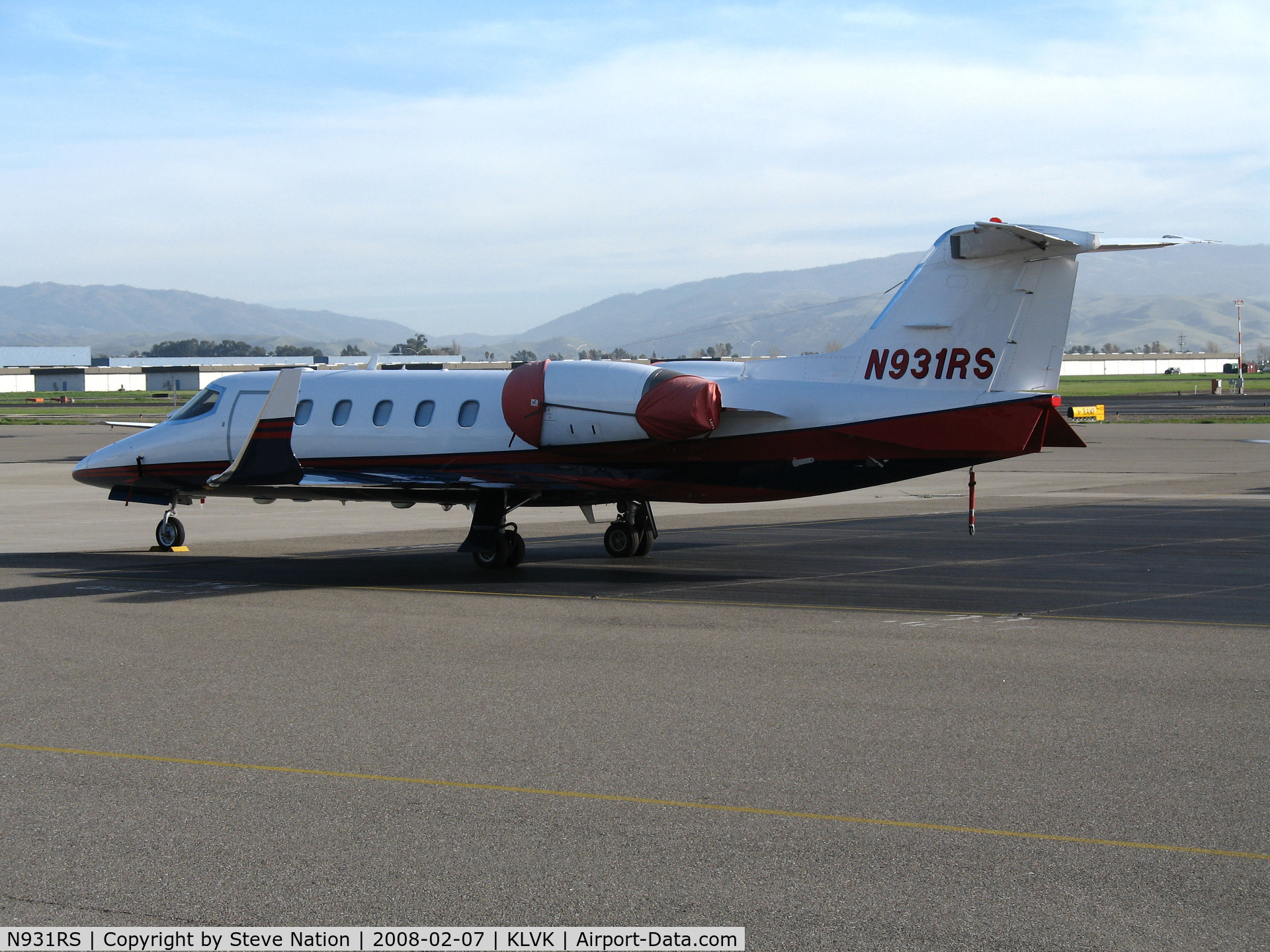 N931RS, 1999 Learjet Inc 31A C/N 184, Russell Stover Candies Inc. 1999 Learjet 31A from Kansas City, MO @ KLVK (Livermore Municipal Airport, CA)