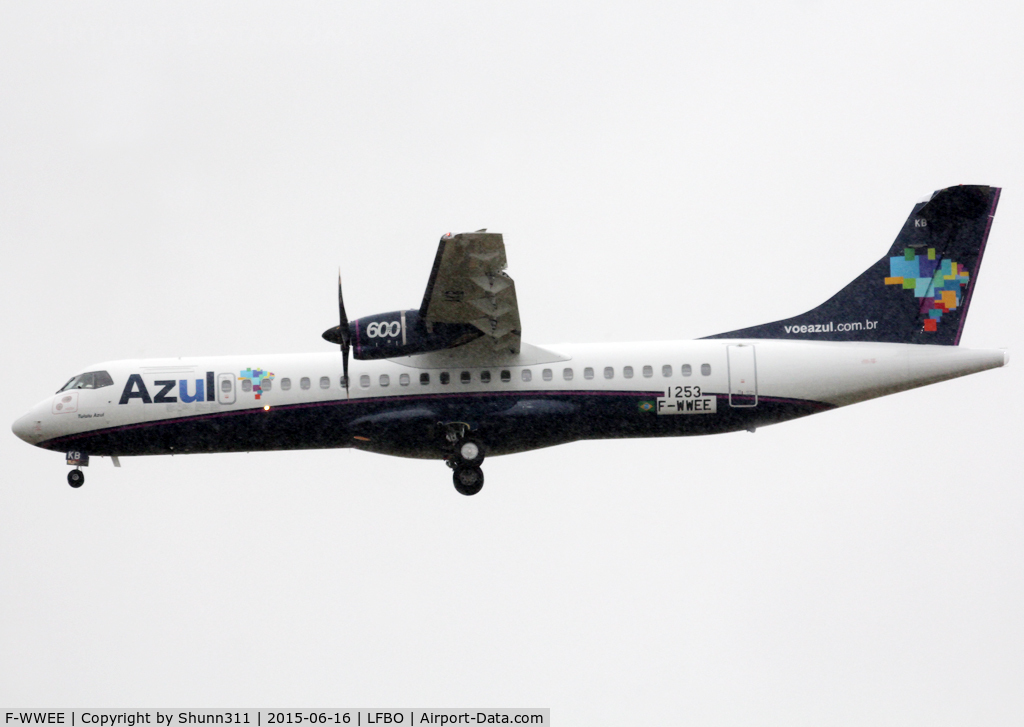 F-WWEE, 2015 ATR 72-600 C/N 1253, C/n 1253 - To be PR-AKB