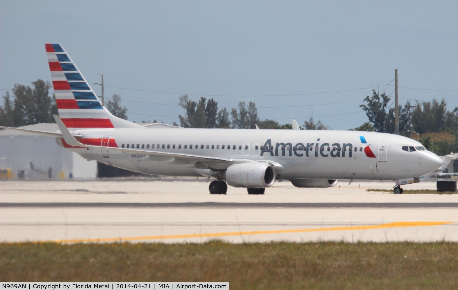 N969AN, 2001 Boeing 737-823 C/N 29546, American