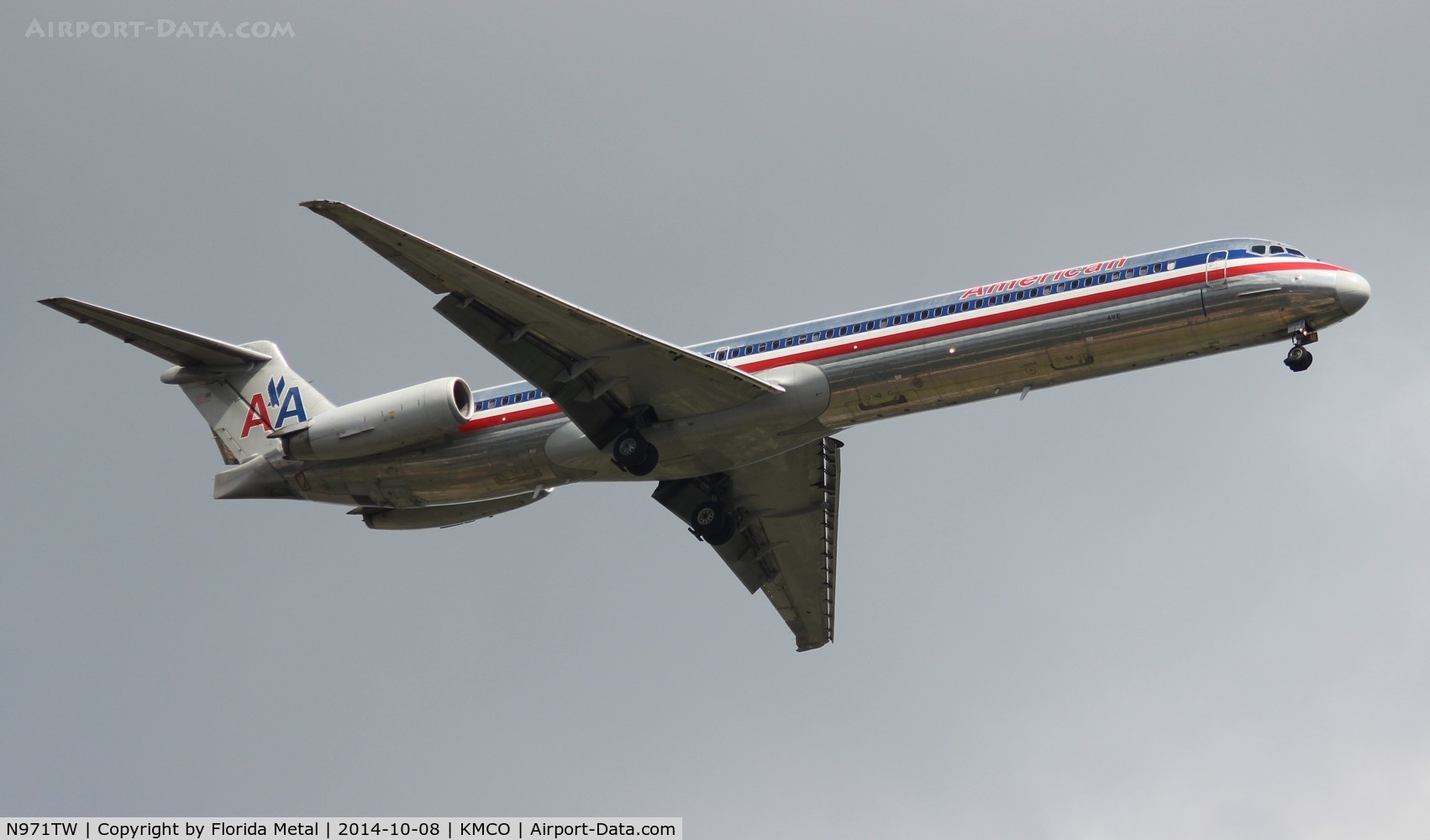 N971TW, 1999 McDonnell Douglas MD-83 (DC-9-83) C/N 53621, American