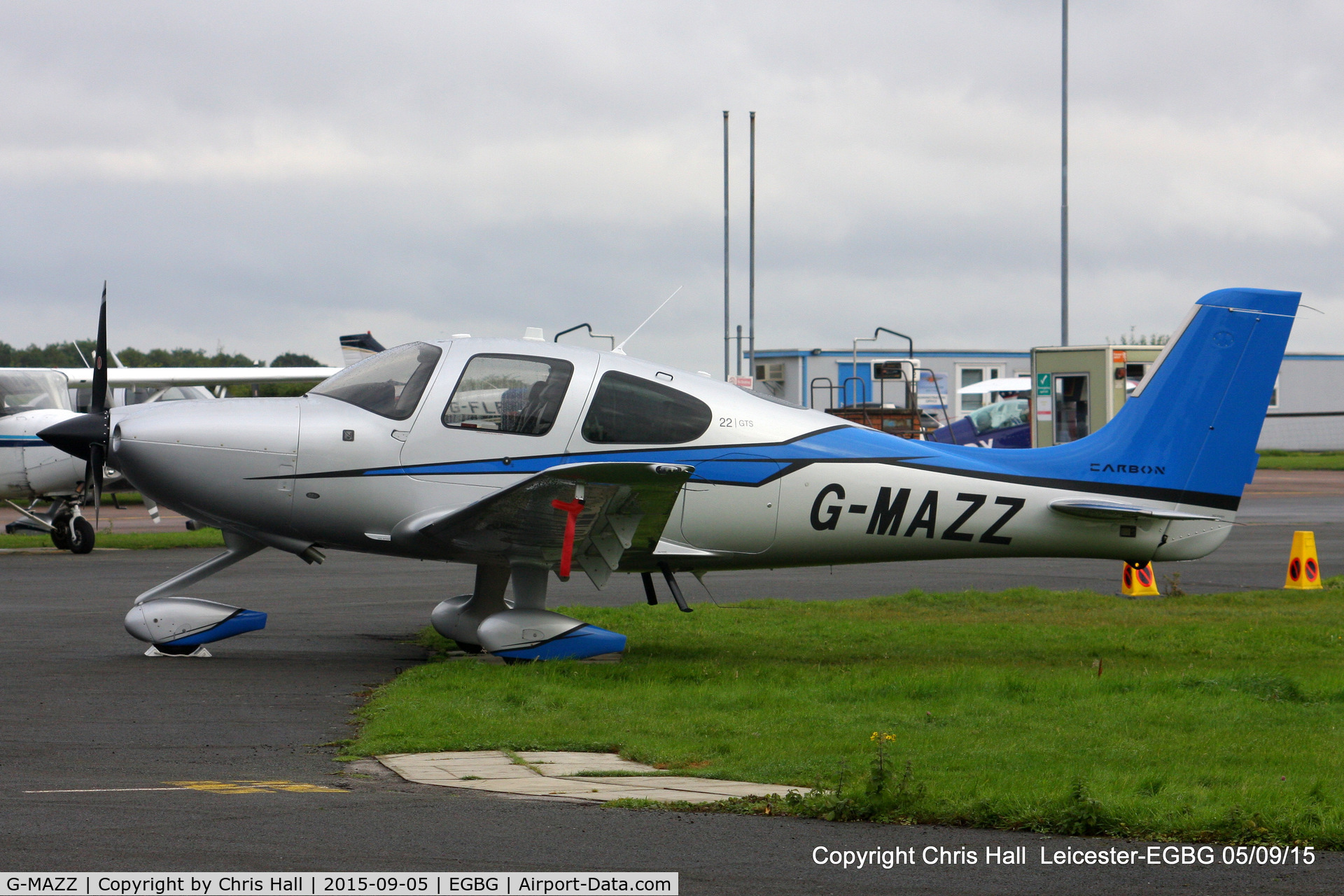 G-MAZZ, 2014 Cirrus SR22 C/N 4135, at Leicester