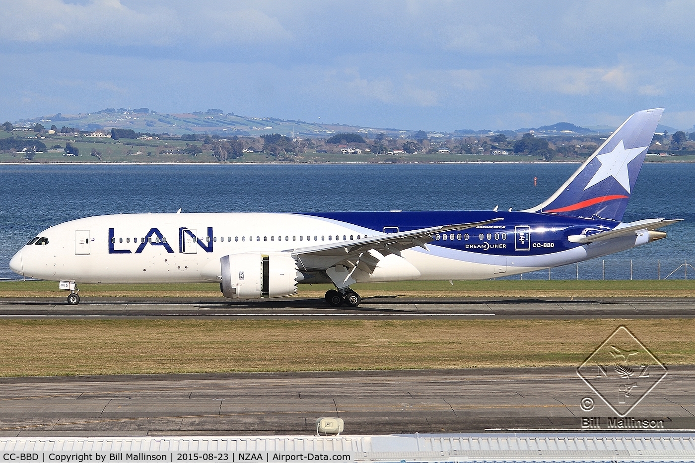 CC-BBD, 2013 Boeing 787-8 Dreamliner C/N 38484, on it way from SYD -  SCL