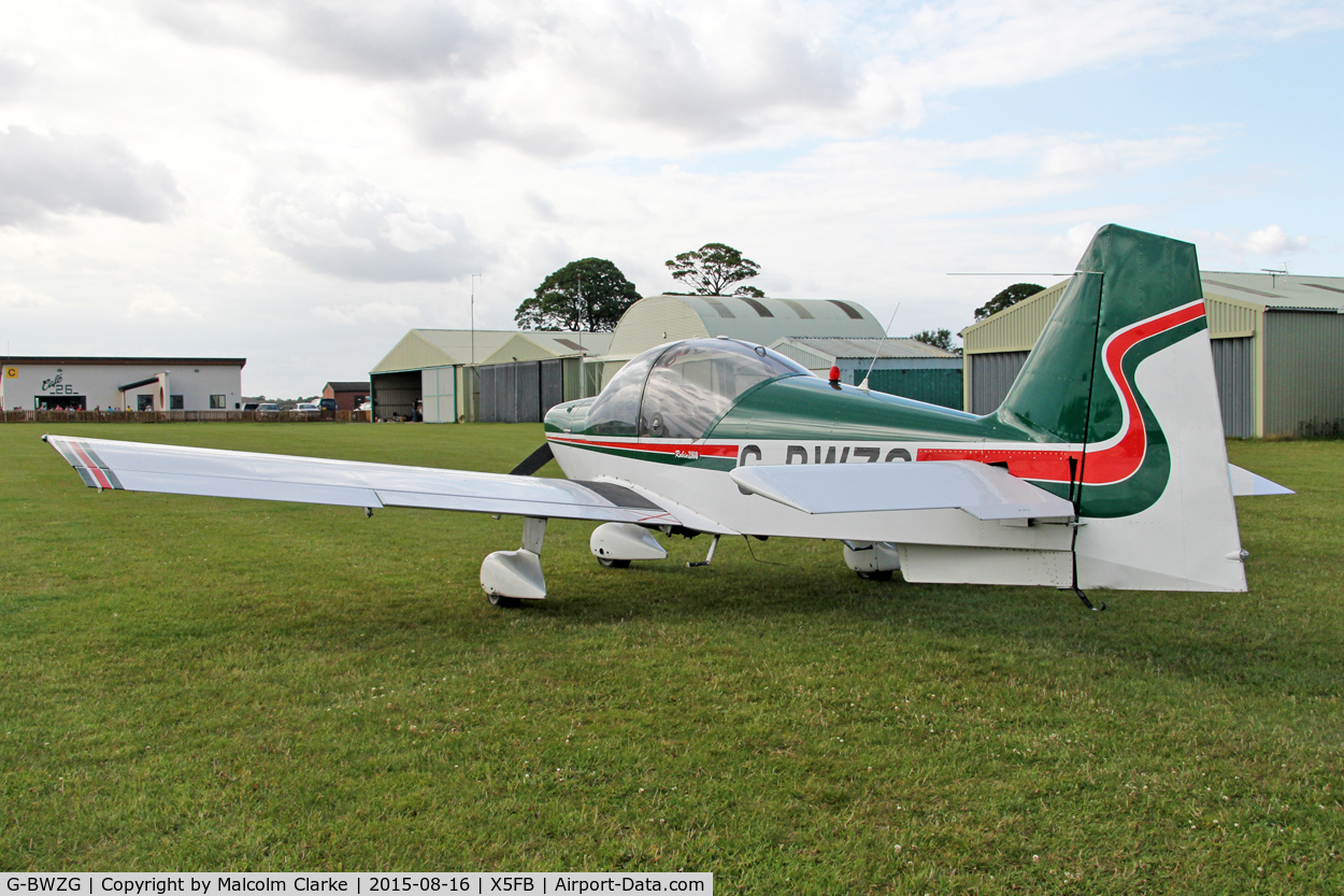 G-BWZG, 1997 Robin R-2160 Alpha Sport C/N 311, Robin R-2160, Fishburn Airfield, August 16th 2015.