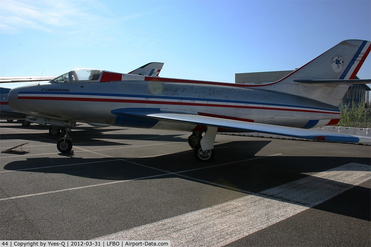 44, Dassault Mystere IVA C/N 44, Dassault Mystere IVA, Preserved at Les Ailes Anciennes Museum, Toulouse-Blagnac