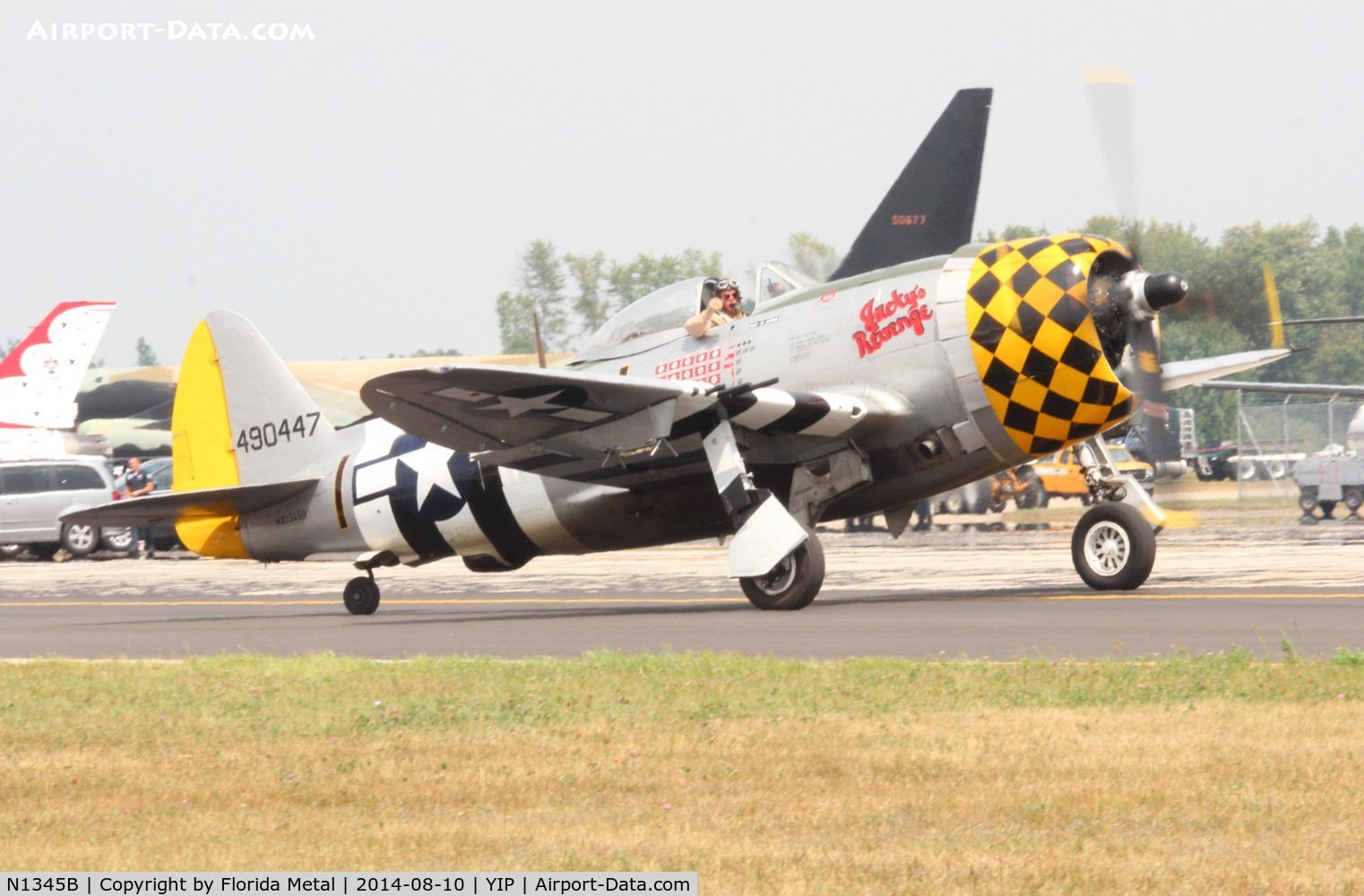 N1345B, 1945 Republic P-47D Thunderbolt C/N 399-55592, Jacky's Revenge