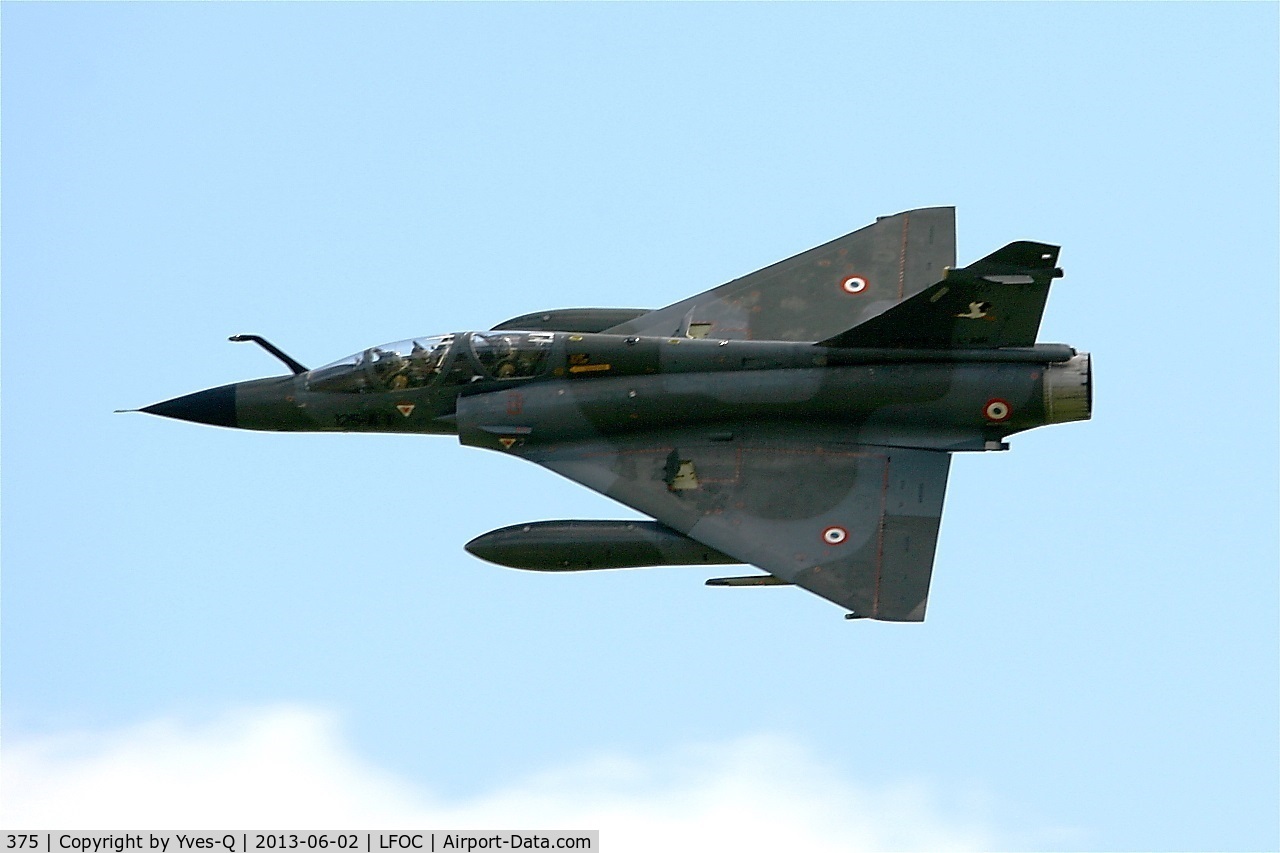 375, Dassault Mirage 2000N C/N 375, Dassault Mirage 2000N (125-CL), Ramex Delta Tactical display, Châteaudun Air Base 279 (LFOC) Open day 2013
