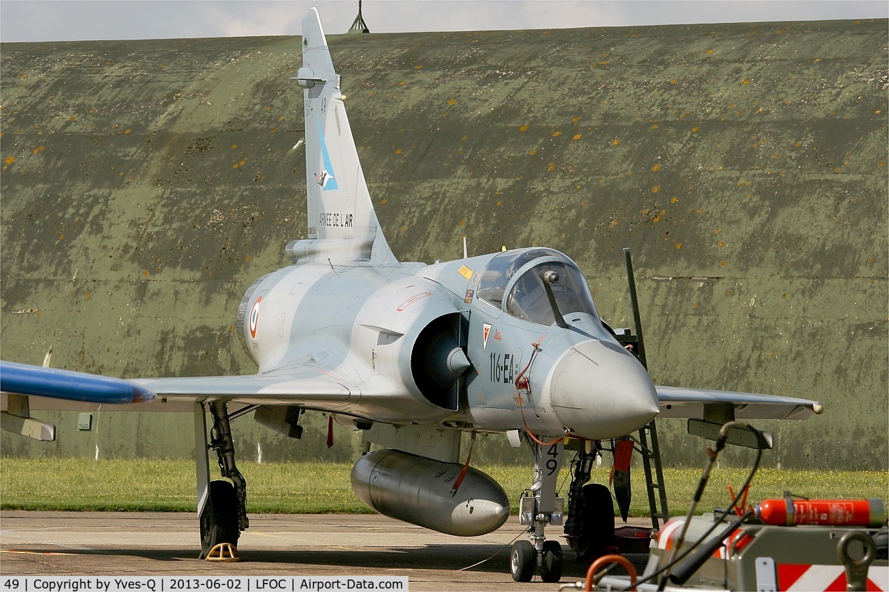 49, Dassault Mirage 2000-5F C/N 225, Dassault Mirage 2000-5F, Static display, Châteaudun Air Base 279 (LFOC) Open day 2013