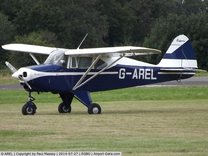 G-AREL, 1960 Piper PA-22-150 Caribbean C/N 22-7284, The Caribbean Flying Club.Ex:-N3344Z