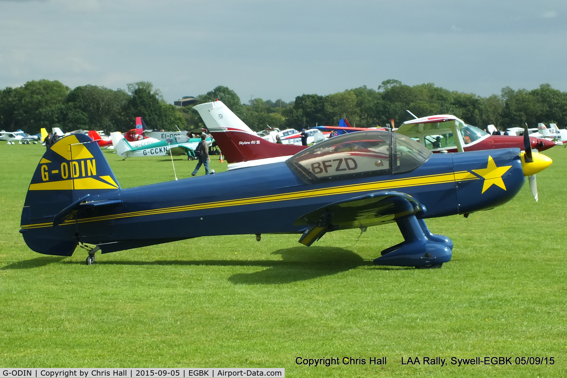 G-ODIN, 1984 Mudry CAP-10B C/N 192, at the LAA Rally 2015, Sywell