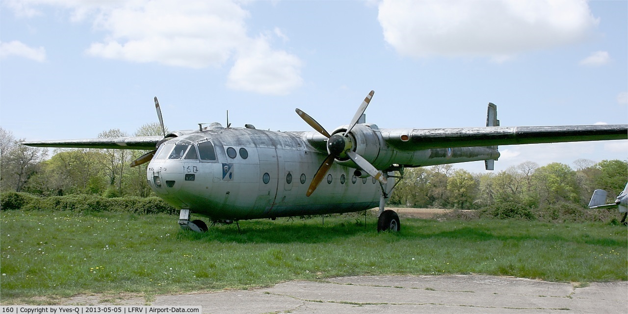 160, Nord N-2501 Noratlas C/N 160, Nord 2501 Noratlas, MaVaMo Museum, Vannes-Meucon Airport  (LFRV-VNE)