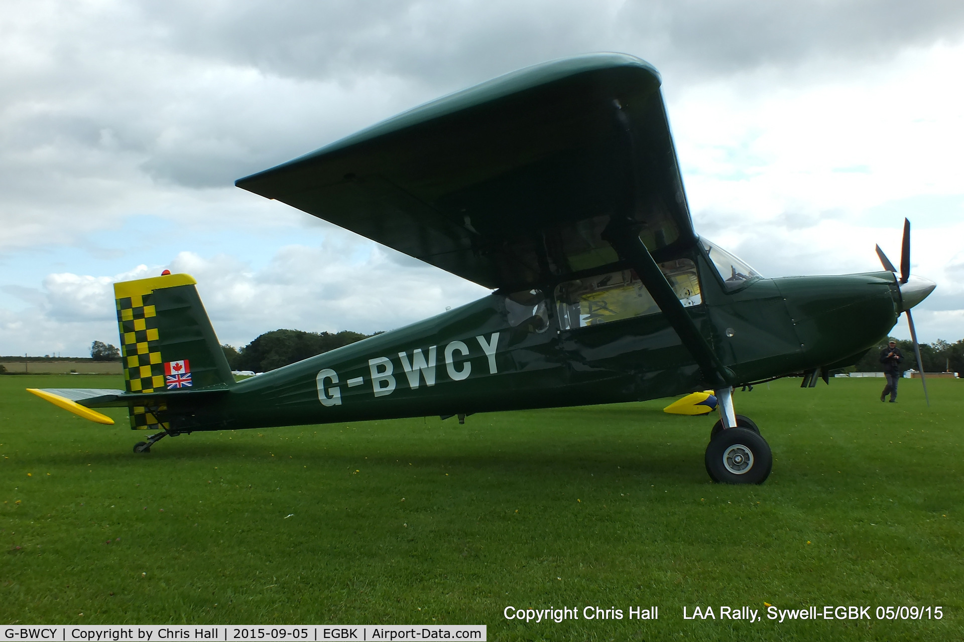 G-BWCY, 1996 Murphy Rebel C/N PFA 232-12135, at the LAA Rally 2015, Sywell