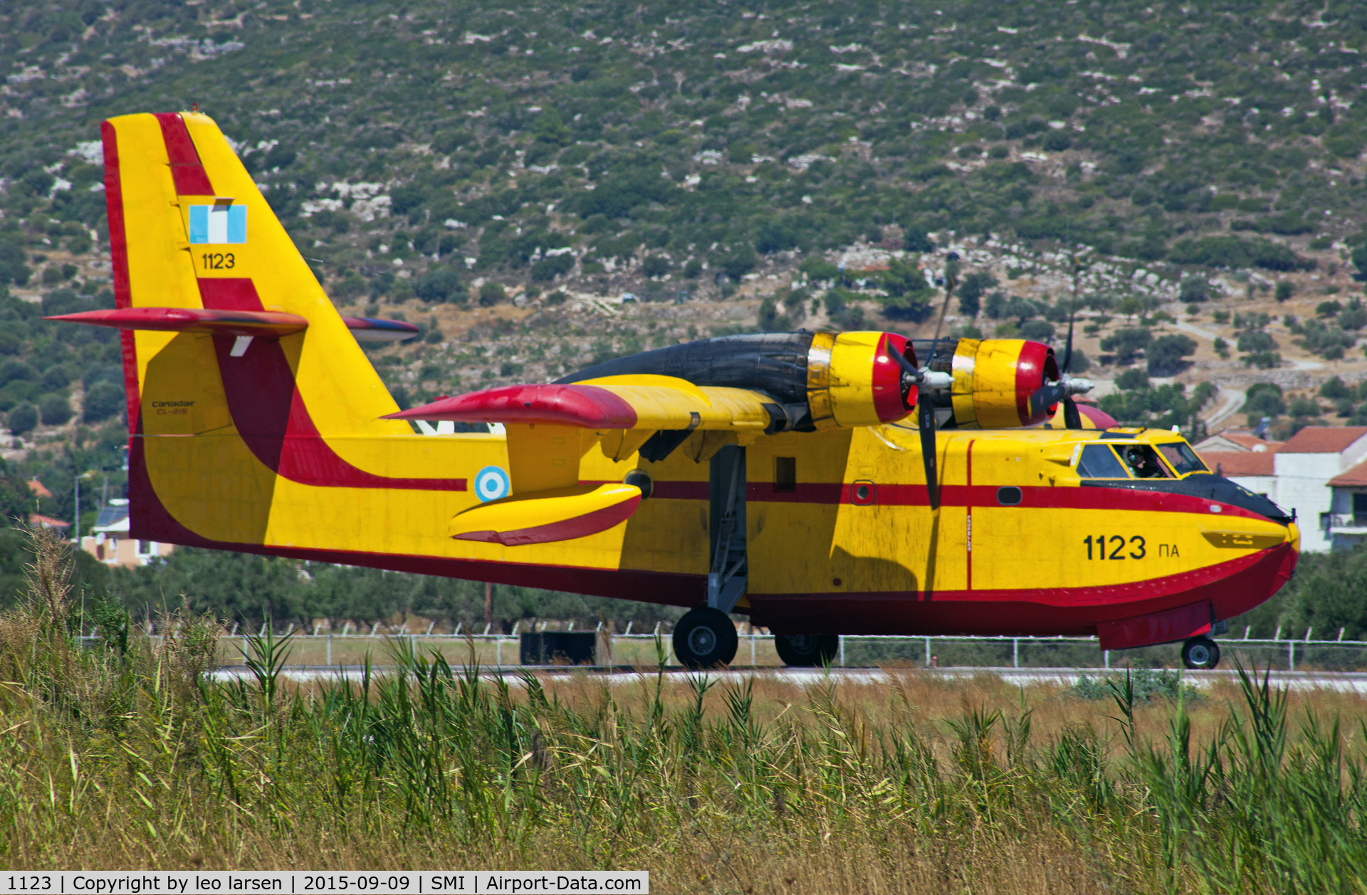 1123, Canadair CL-215-V (CL-215-1A10) C/N 1123, Samos Greece 9.9.15