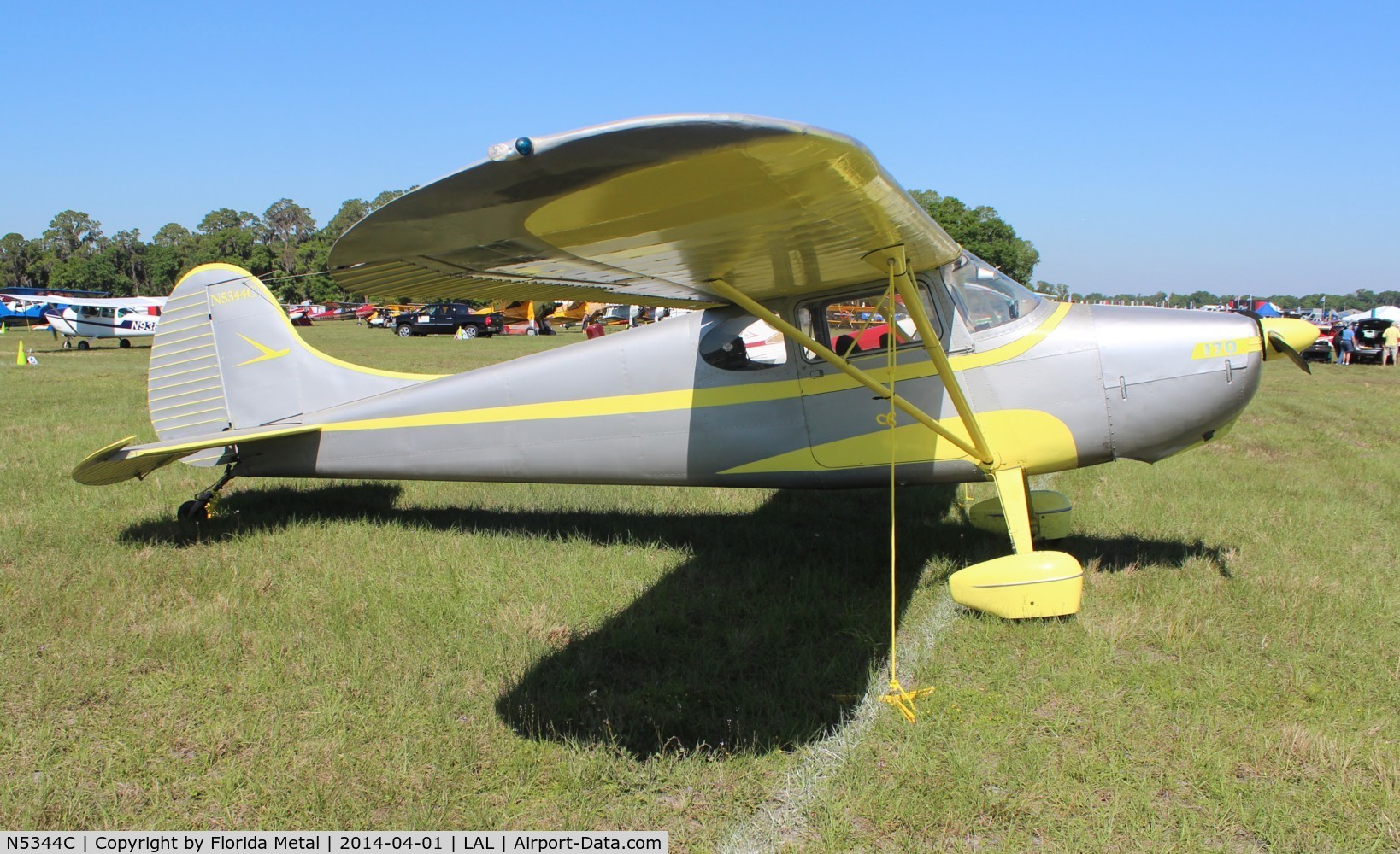 N5344C, 1948 Cessna 170 C/N 18529, Cessna 170