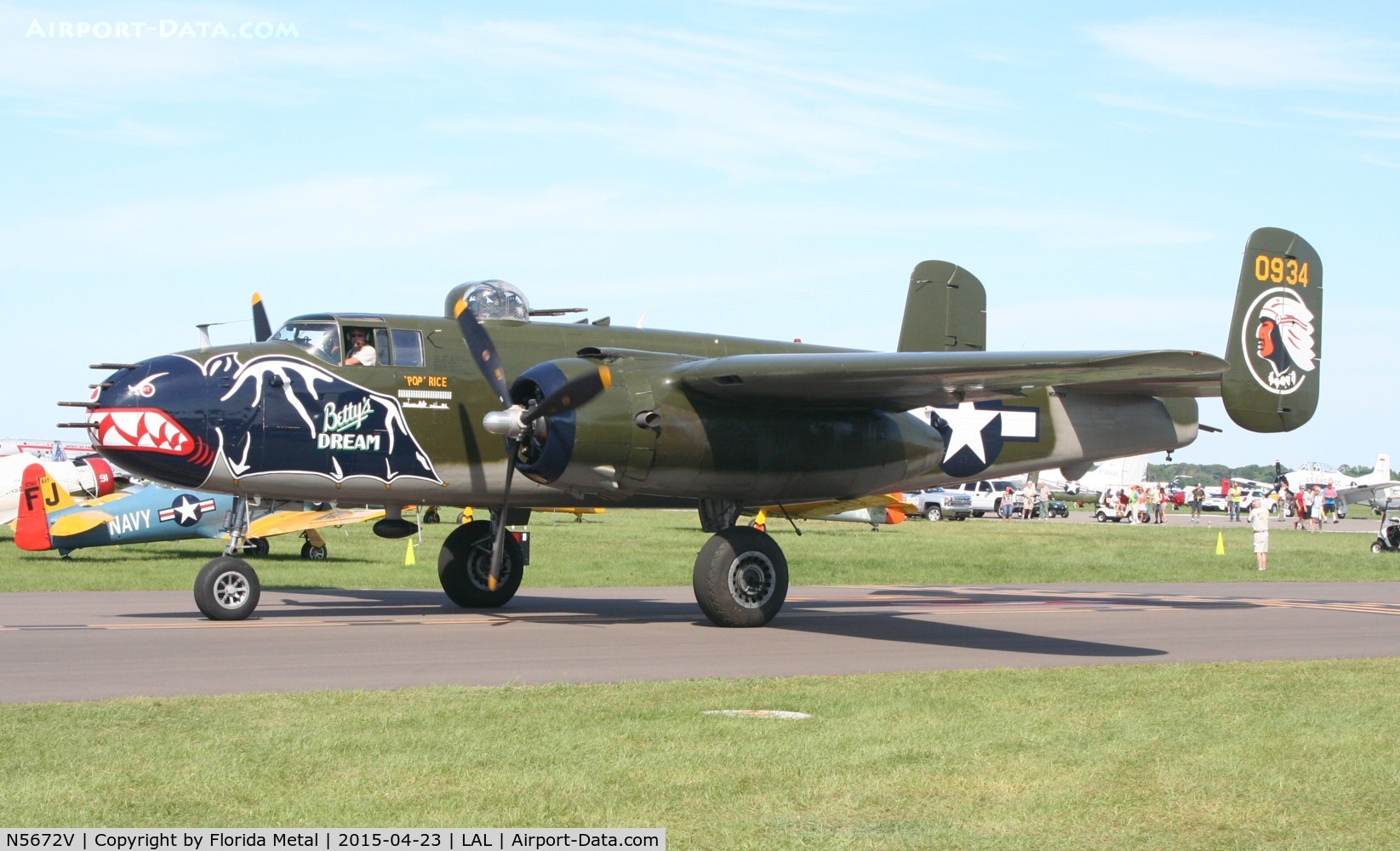 N5672V, 1945 North American B-25J Mitchell Mitchell C/N 108-47686, Betty's Dream