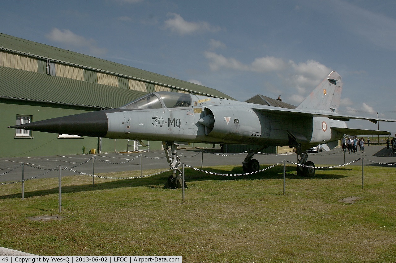 49, Dassault Mirage F.1C C/N 49, Dassault Mirage F1C, preserved at Canopée Museum, Châteaudun Air Base (LFOC)