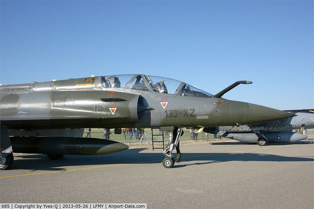 685, 2009 Dassault Mirage 2000D C/N 559, Dassault Mirage 2000D (133-XZ), Static display, Salon de Provence Air Base 701 (LFMY) Open day 2013