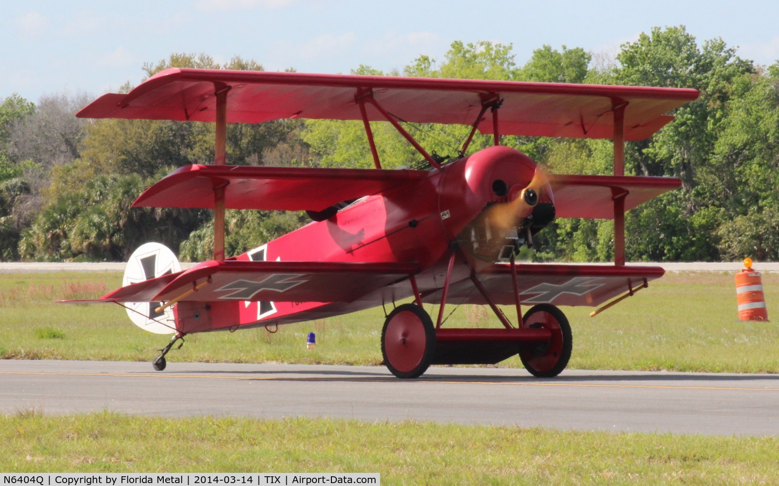 N6404Q, Fokker Dr.1 Triplane Replica C/N 528189, Fokker DR1