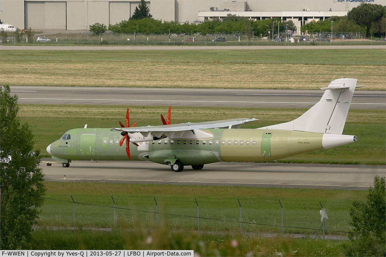 F-WWEN, 2013 ATR 72-600 C/N 1101, ATR 72-600, Toulouse-Blagnac Airport (LFBO-TLS)