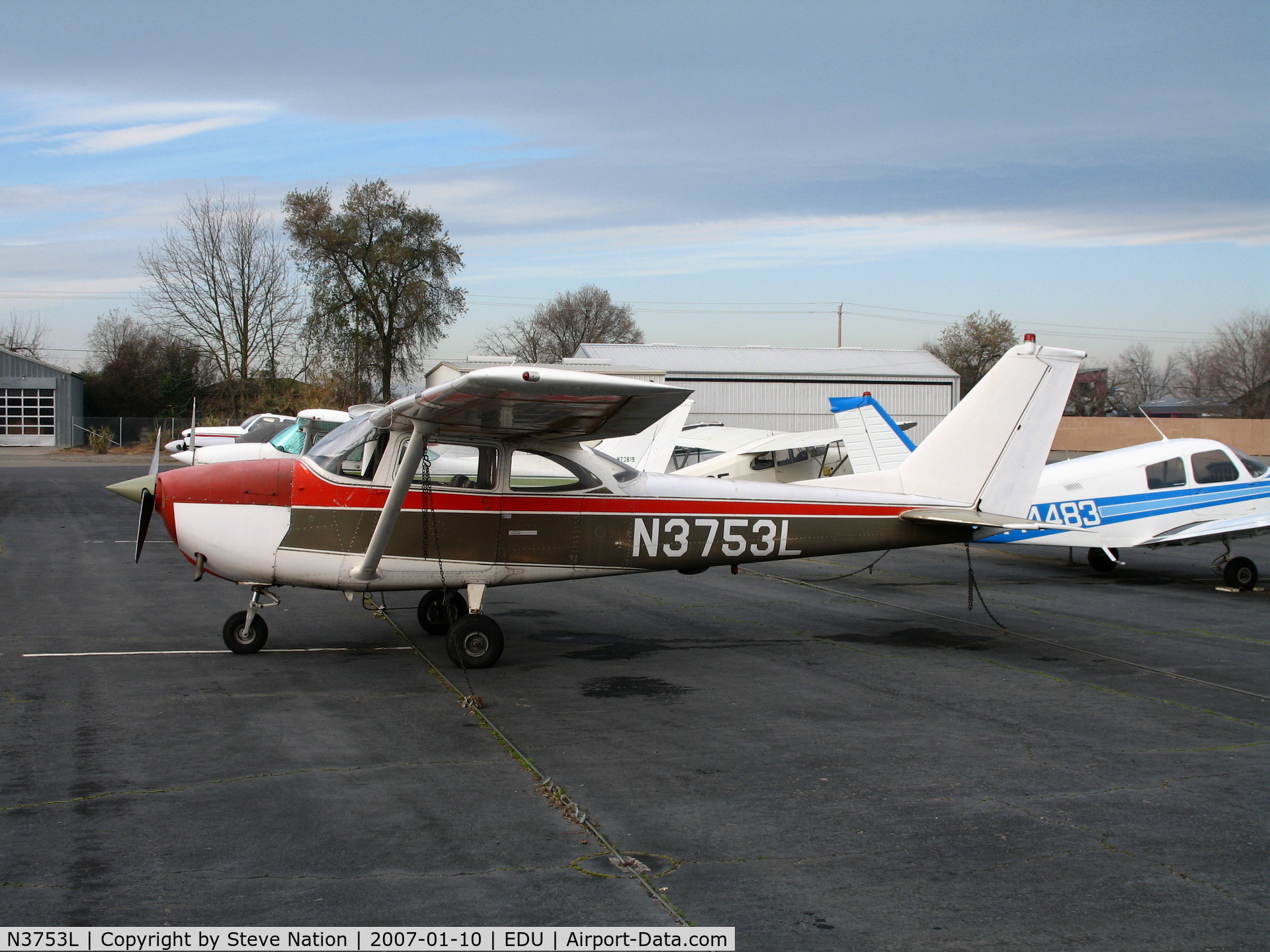 N3753L, 1965 Cessna 172G C/N 17253922, 1965 Cessna 172G @ University Airport, Davis, CA