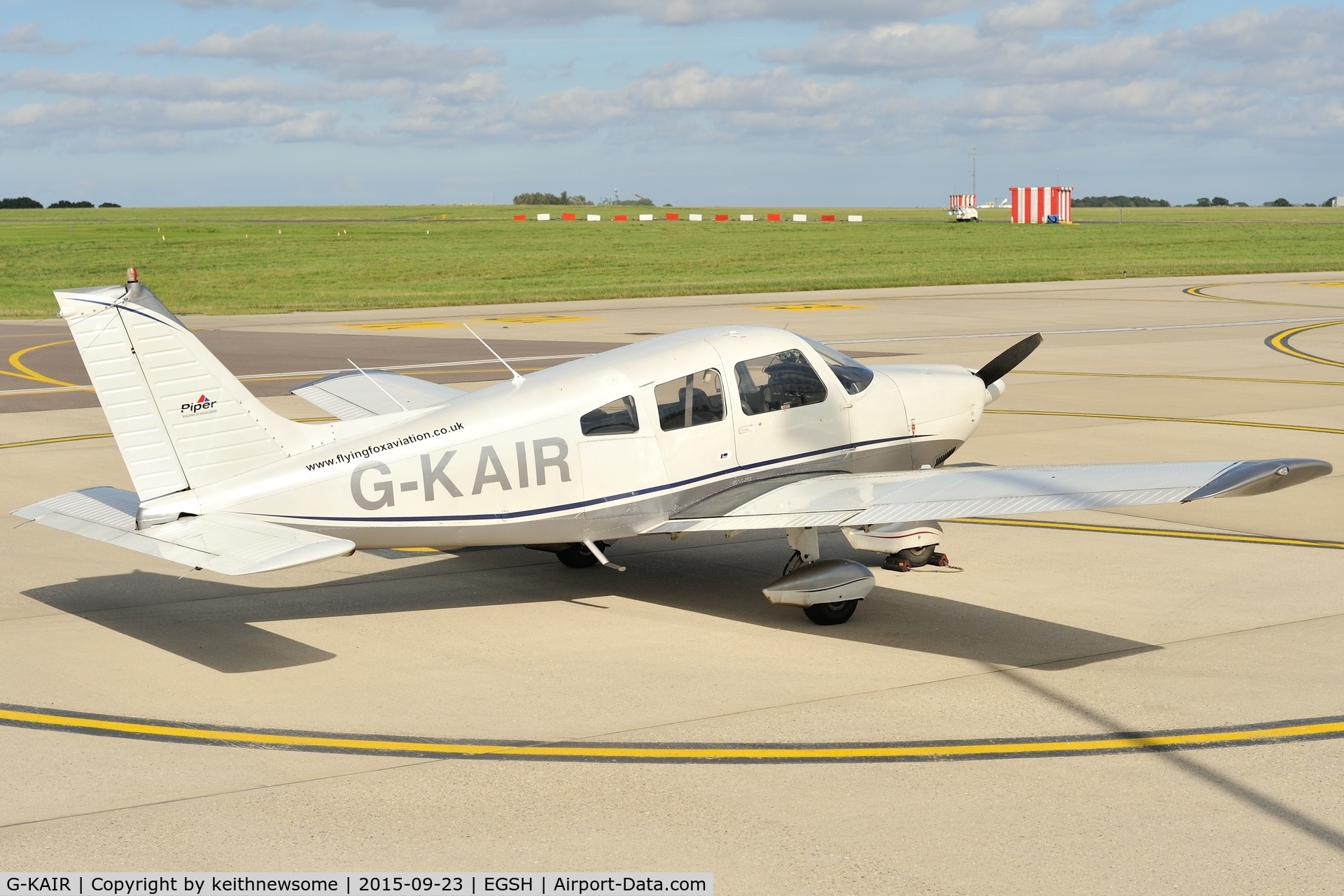 G-KAIR, 1978 Piper PA-28-181 Cherokee Archer II C/N 28-7990176, Nice visitor.
