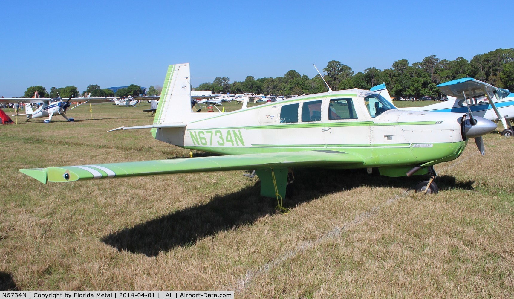 N6734N, 1968 Mooney M20F Executive C/N 680184, Mooney M20F