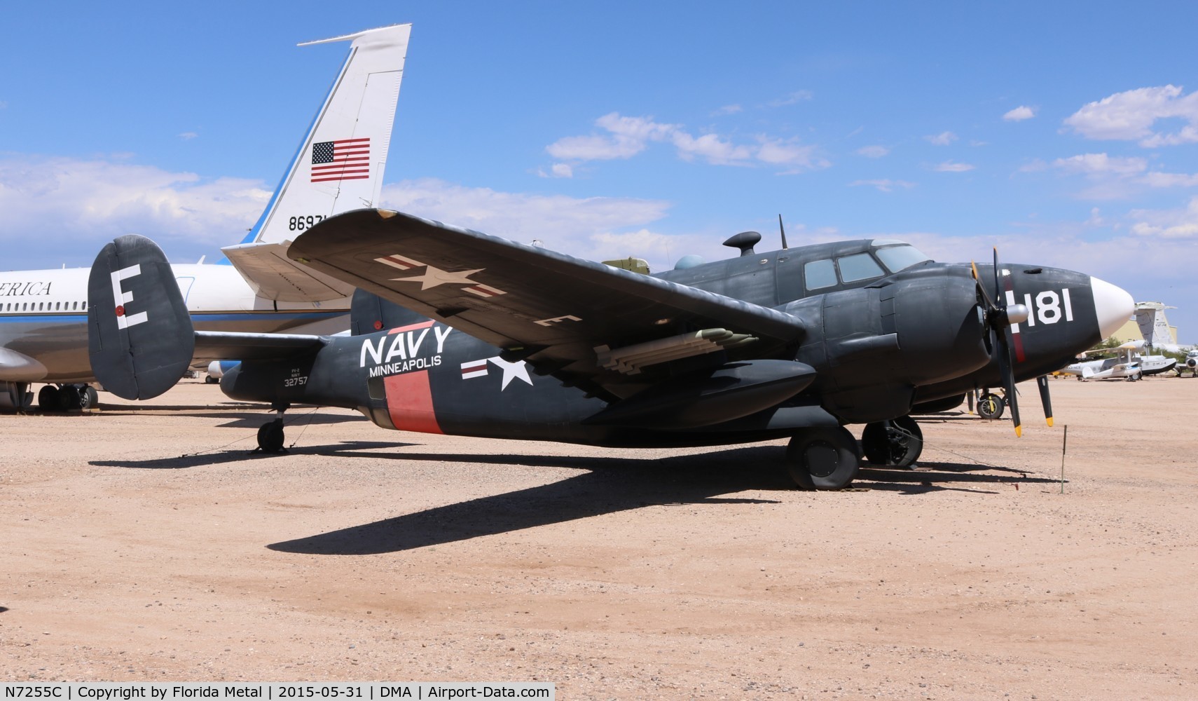 N7255C, 1945 Lockheed PV-2 Harpoon C/N 15-1223, PV-2 Harpoon