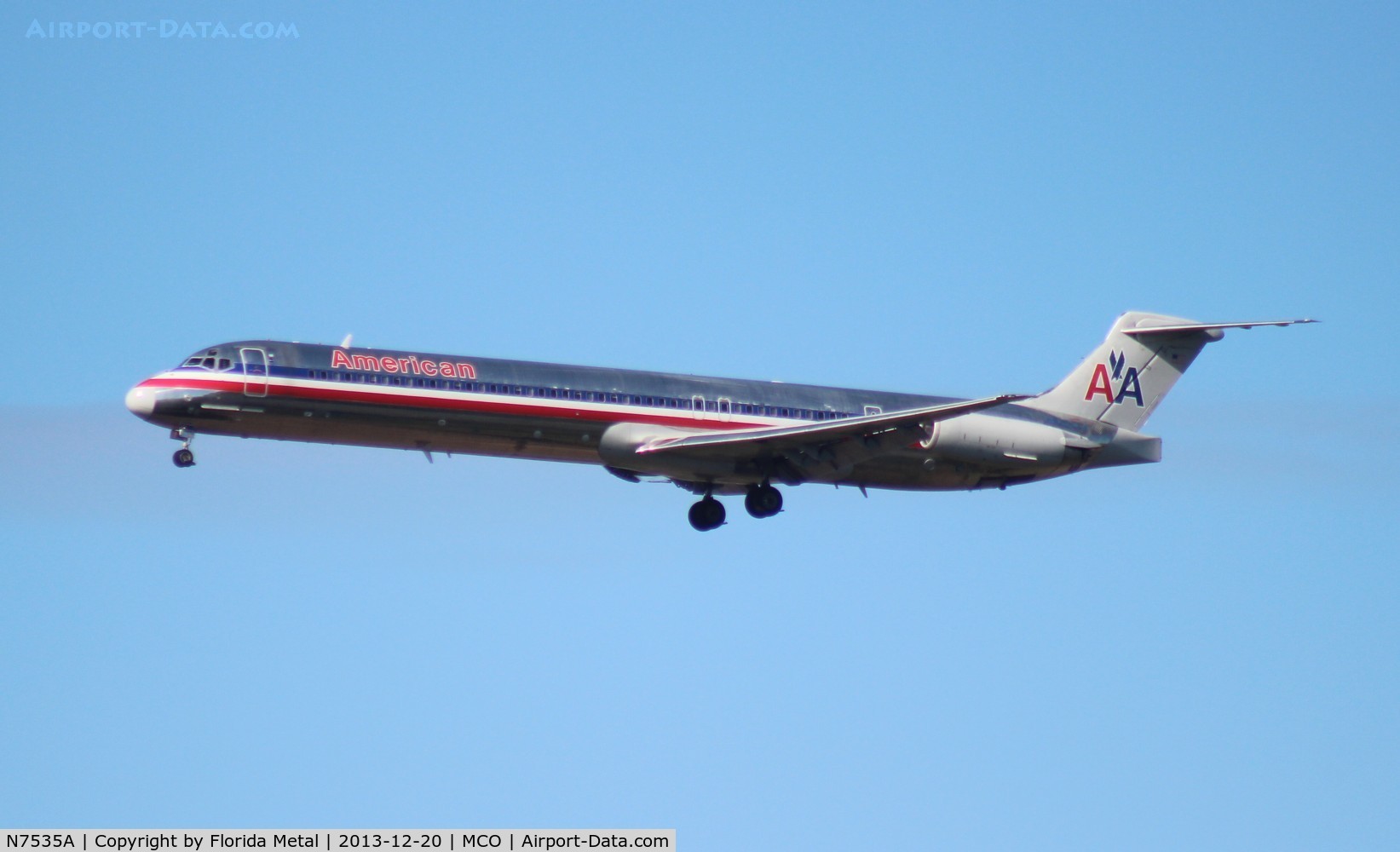 N7535A, 1990 McDonnell Douglas MD-82 (DC-9-82) C/N 49989, American
