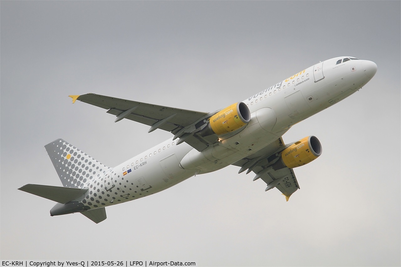 EC-KRH, 2008 Airbus A320-214 C/N 3529, Airbus A320-214, Take off rwy 08, Paris-Orly airport (LFPO-ORY)
