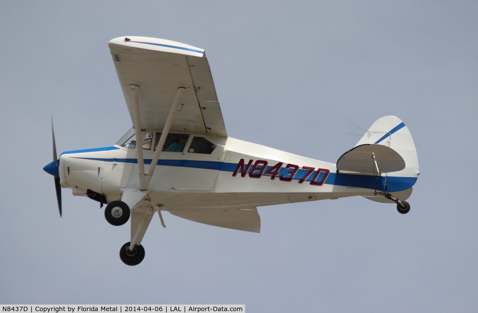 N8437D, 1957 Piper PA-22-150 C/N 22-5692, Piper Tri Pacer