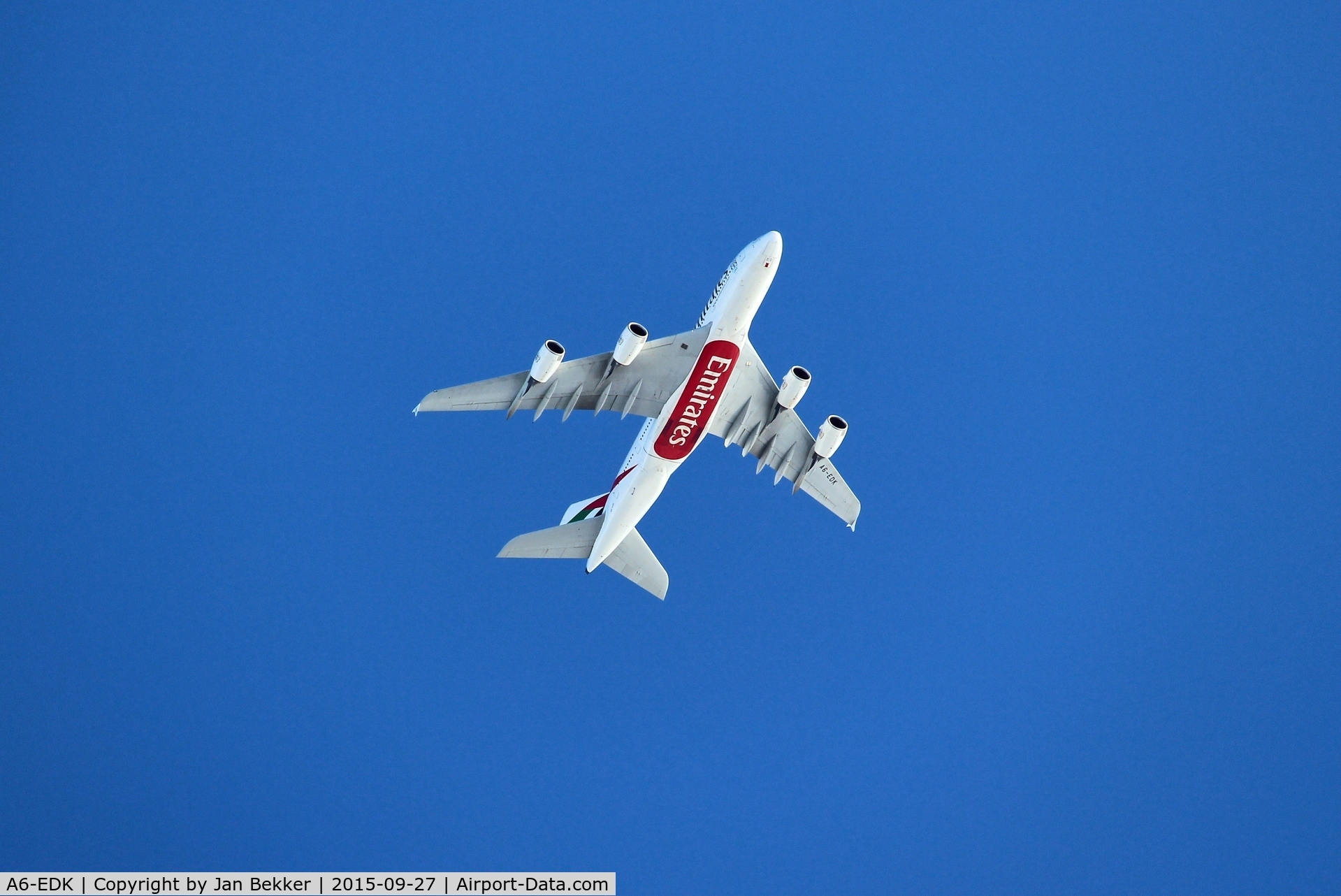 A6-EDK, 2010 Airbus A380-861 C/N 030, Flying at 10.000 feet over Lelystad to Schiphol