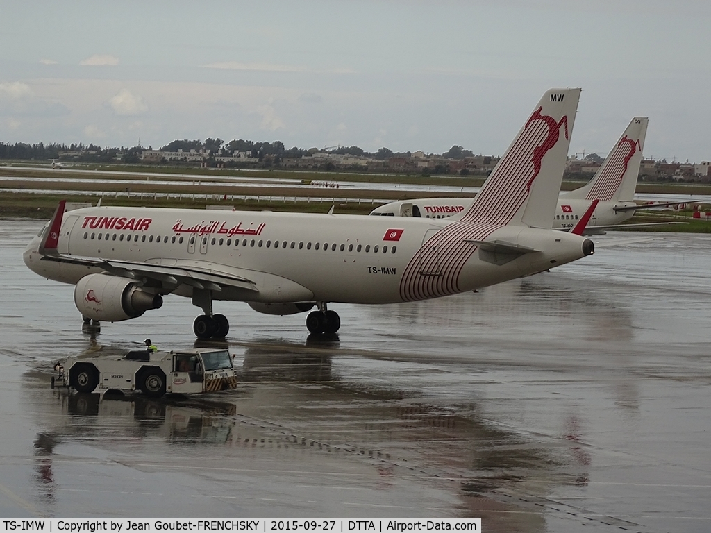 TS-IMW, 2014 Airbus A320-214 C/N 6338, TU756 departure to Milan (MXP)
