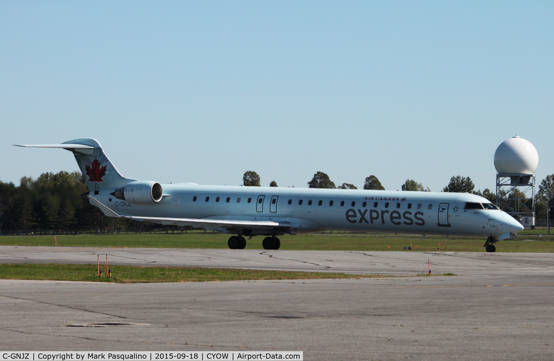 C-GNJZ, 2005 Canadair CRJ-705ER (CL-600-2D15) Regional Jet C/N 15052, CL-600-2D15