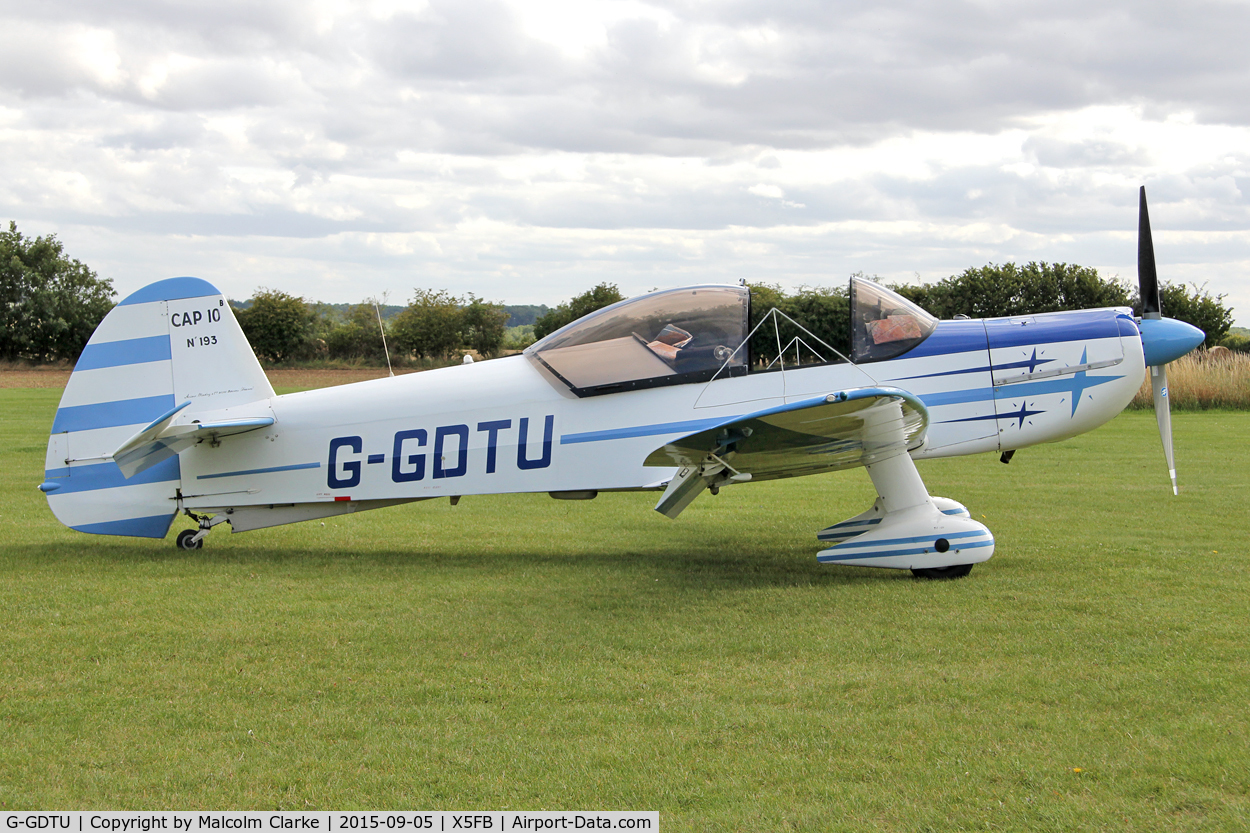 G-GDTU, 1983 Mudry CAP-10B C/N 193, Mudry CAP-10B, Fishburn Airfield, September 5th 2015.