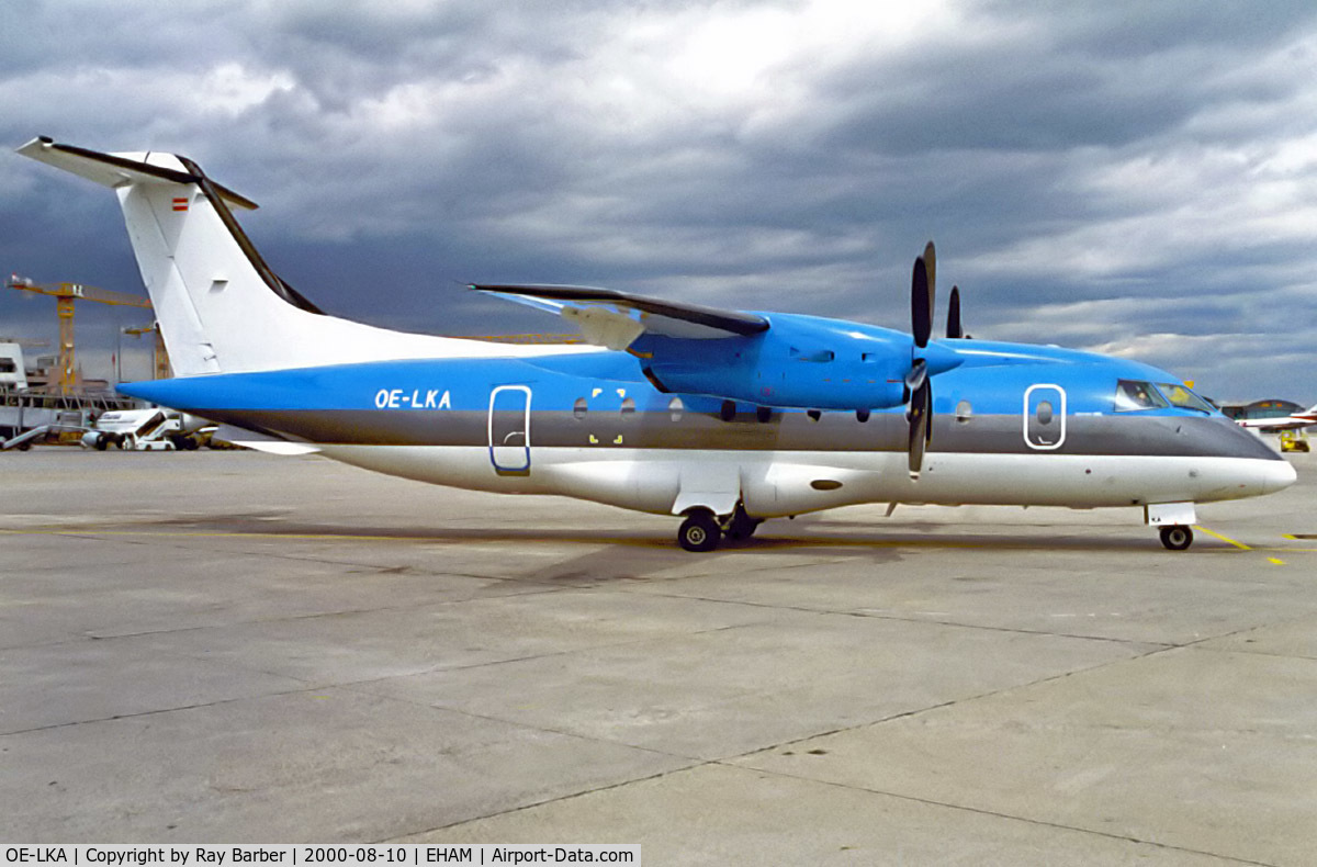 OE-LKA, 2001 Dornier 328-100 C/N 3110, Dornier Do.328-110 [3110] (Air Alps Aviation) Amsterdam-Schiphol~PH 10/08/2000