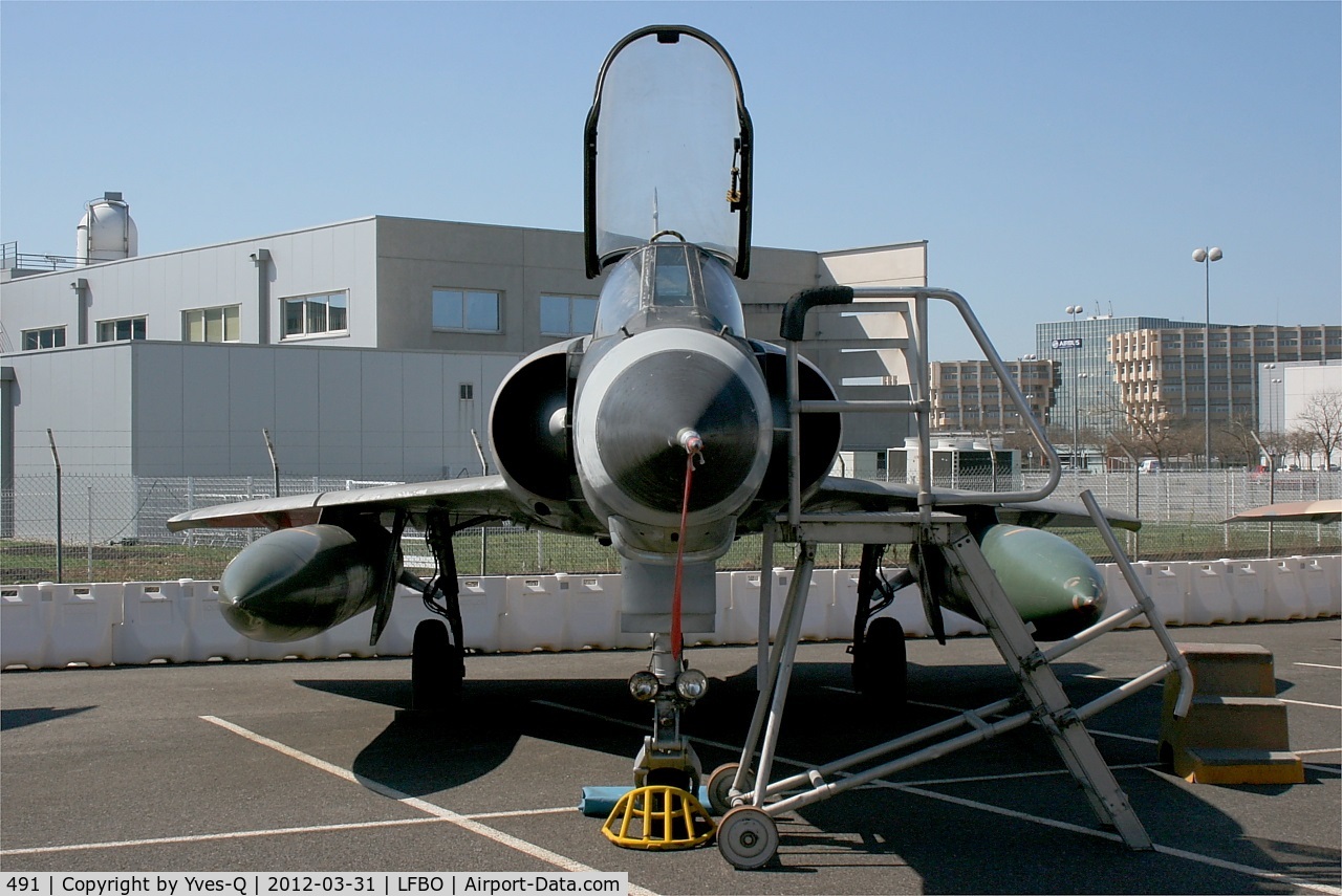 491, Dassault Mirage IIIE C/N 491, Dassault Mirage IIIE, Preserved at Les Ailes Anciennes Museum, Toulouse-Blagnac (LFBO)