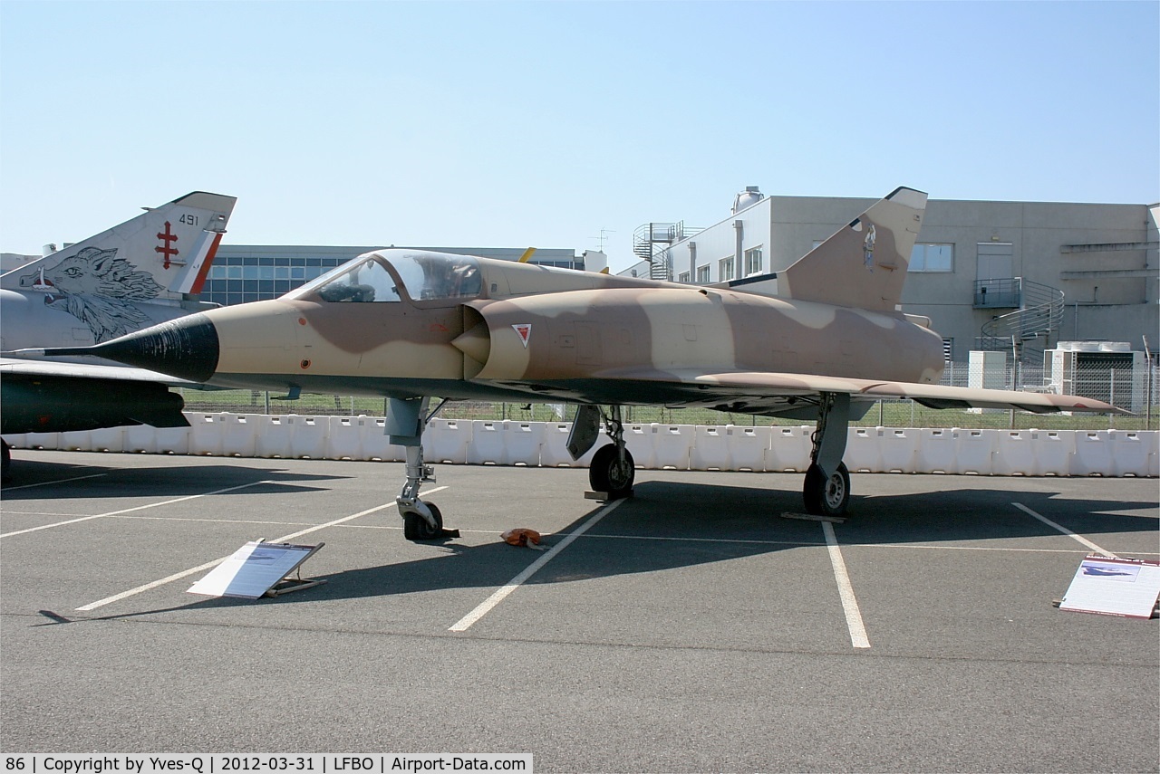 86, 1965 Dassault Mirage IIIC C/N 86, Dassault Mirage IIIC, Preserved at Les Ailes Anciennes Museum, Toulouse-Blagnac (LFBO)